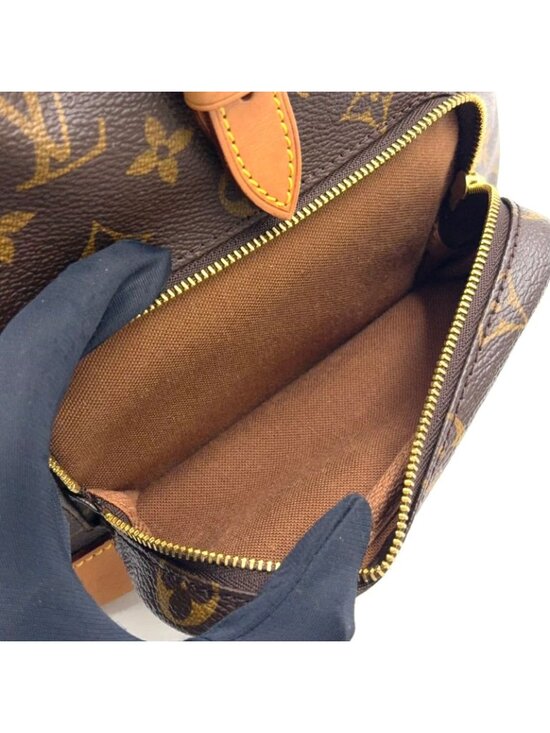 Louis Vuitton Montsouris Monogram Leather Brown Light Backpack Gold main image 7